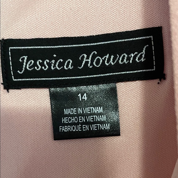 Jessica Howard Blush and Black Jumpsuit - Picture 2 of 5